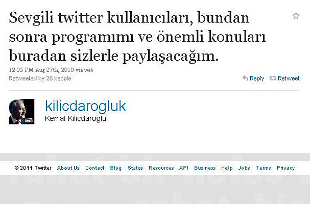İlk tweetleri neydi