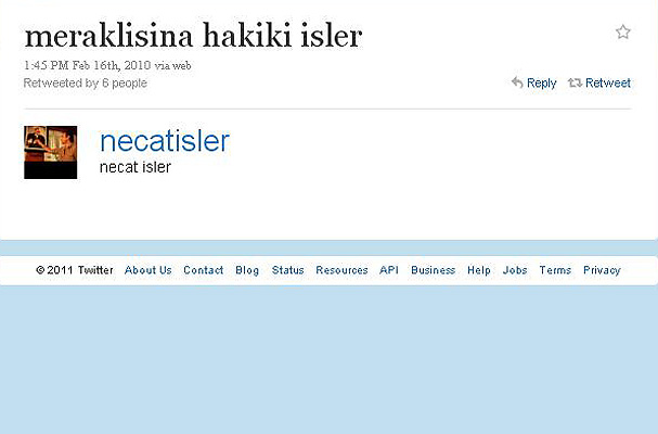 İlk tweetleri neydi