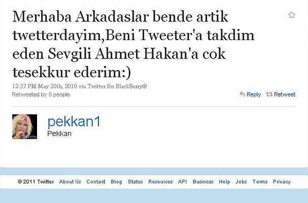 İlk tweetleri neydi