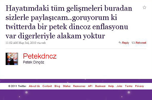İlk tweetleri neydi