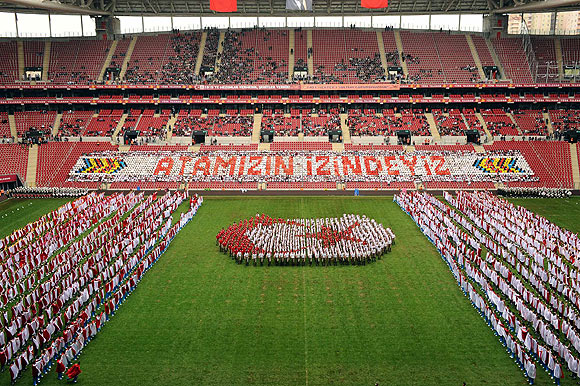 Türk Telekom Arenada ilk resmi tören