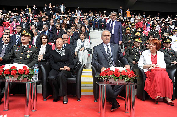 Türk Telekom Arenada ilk resmi tören