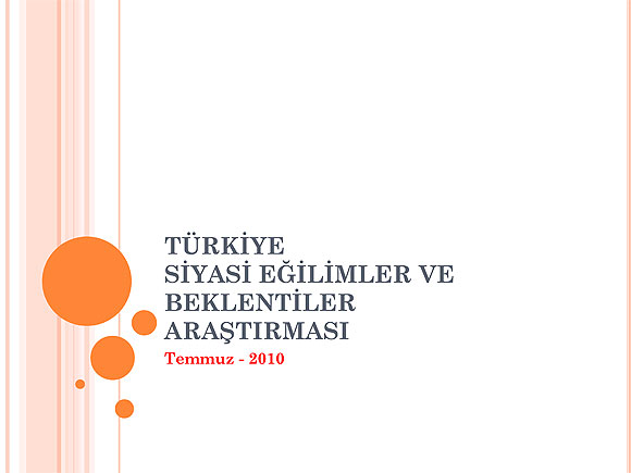 SONAR Temmuz anketinde 1. parti hangisi