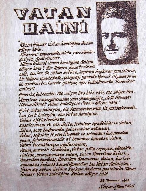 Nazım Hikmet memleket, memleket Nazım Hikmet