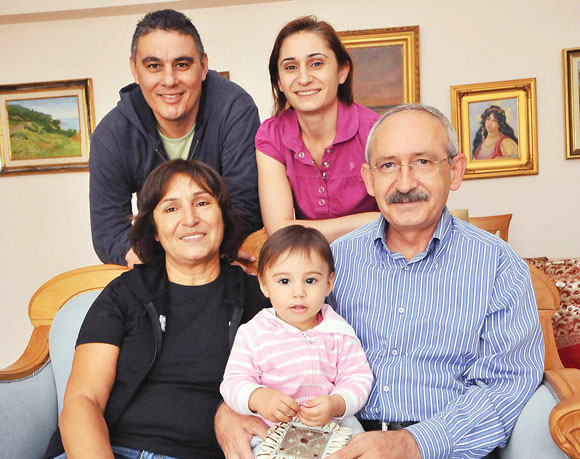 Kemal Kılıçdaroğlunun mütevazı aile hayatı...
