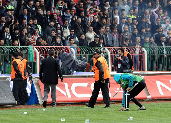 Diyarbakır-Bursa maçında gerginlik