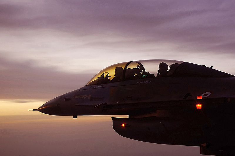 Türk savaş pilotları işbaşında