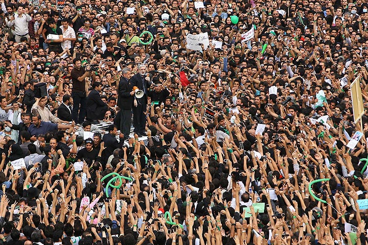 İranda sessiz protesto