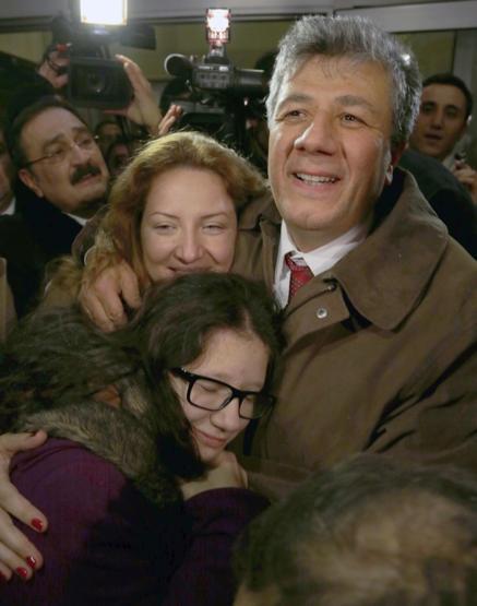 Balbayın çocuklarına kavuşma anı