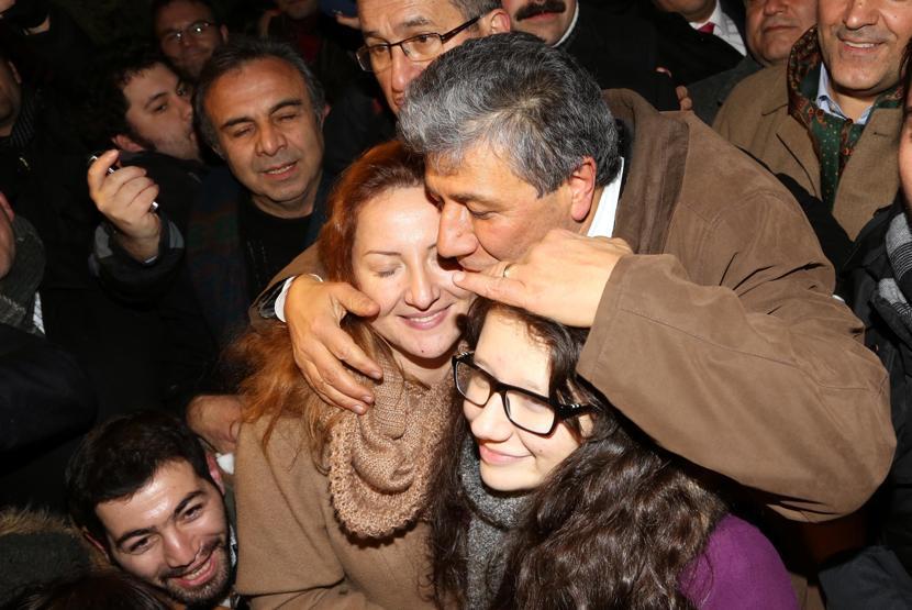 Balbayın çocuklarına kavuşma anı