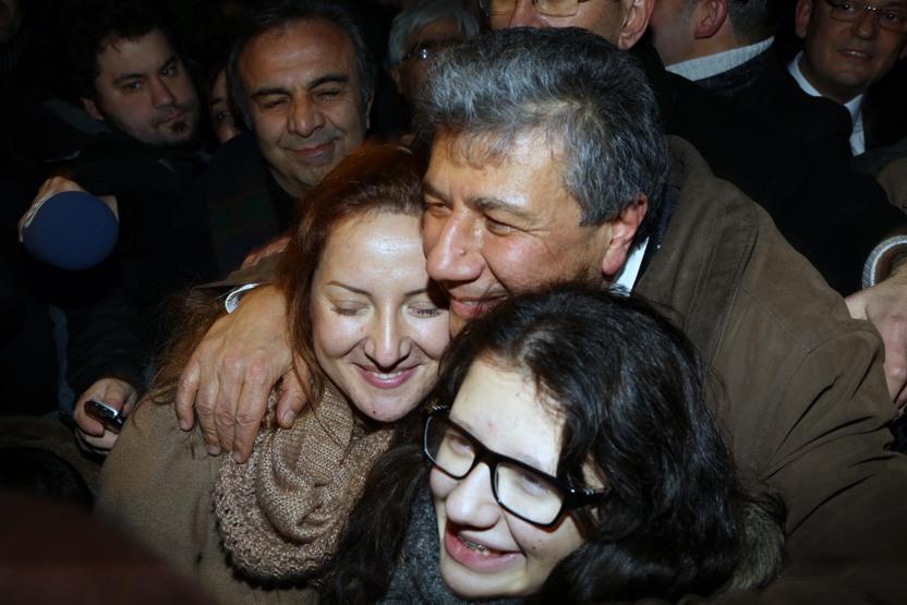 Balbayın çocuklarına kavuşma anı