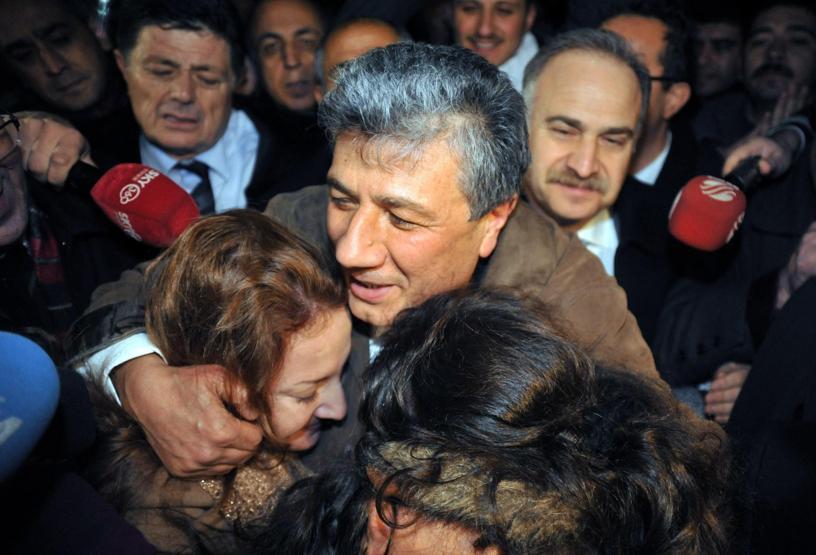 Balbayın çocuklarına kavuşma anı