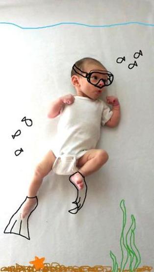 Fotojenik bebek