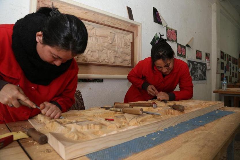 Picassonun Guernicası ağaca oyuldu