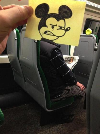 Mickey Mouse kafası