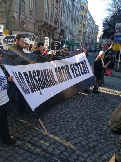 Gazetecilerden özgür basın için yürüyüş