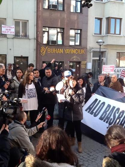 Gazetecilerden özgür basın için yürüyüş