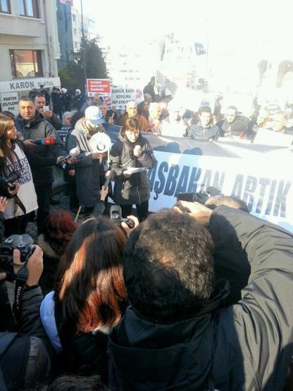 Gazetecilerden özgür basın için yürüyüş