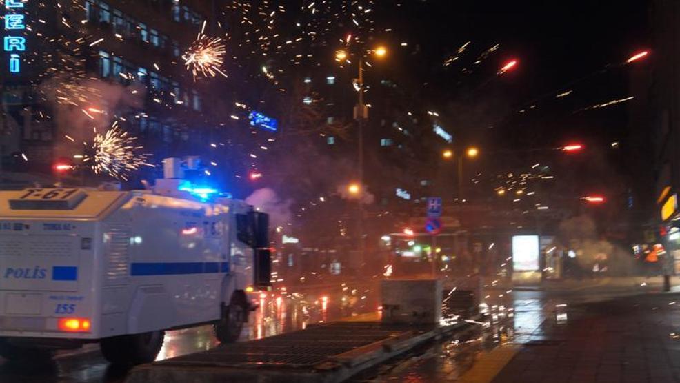 Ankarada polis dershaneyi suladı