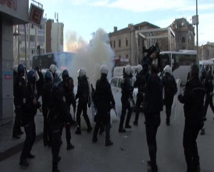 Aksarayda HDP binasına saldırı girişimi
