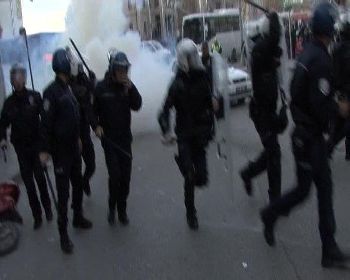 Aksarayda HDP binasına saldırı girişimi