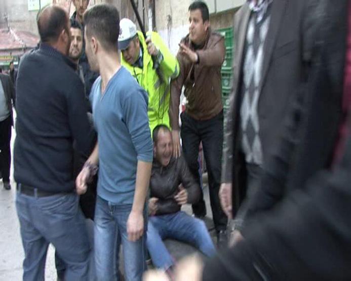 Aksarayda HDP binasına saldırı girişimi