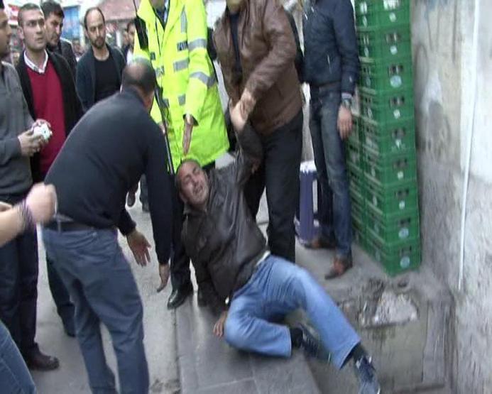 Aksarayda HDP binasına saldırı girişimi