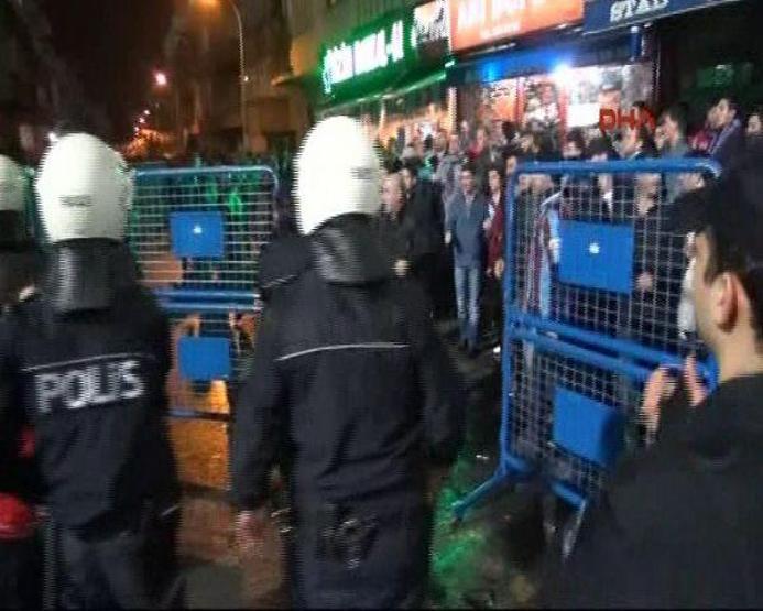 Trabzonspor - Fenerbahçe maçından sonra taraftara Çevik Kuvvet müdahalesi