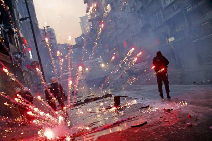 Şişli ve Taksimdeki müdahaleden görüntüler