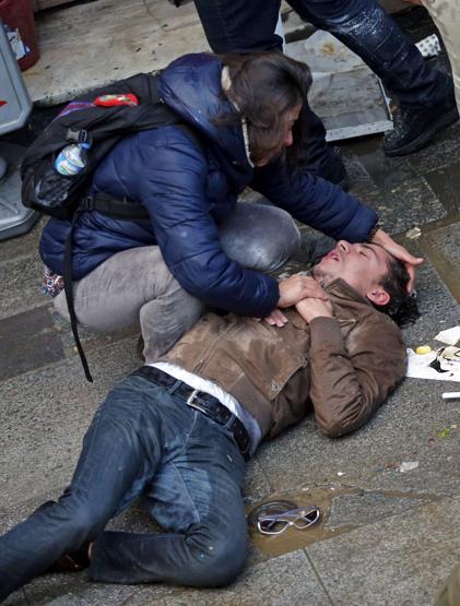 Şişli ve Taksimdeki müdahaleden görüntüler
