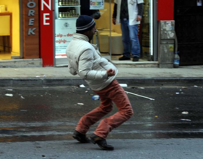 Şişli ve Taksimdeki müdahaleden görüntüler