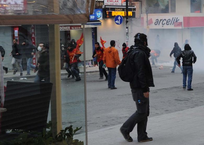 Şişli ve Taksimdeki müdahaleden görüntüler