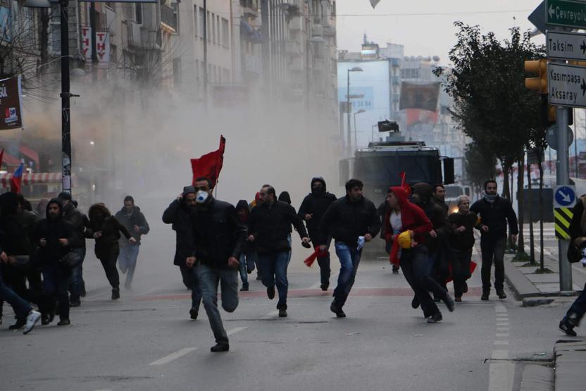 Şişli ve Taksimdeki müdahaleden görüntüler