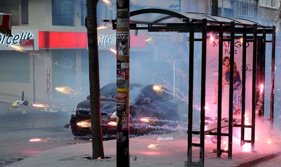 Şişli ve Taksimdeki müdahaleden görüntüler