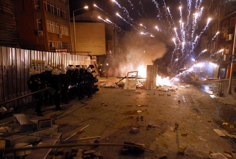 Şişli ve Taksimdeki müdahaleden görüntüler