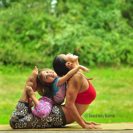 Analı kızlı yoga