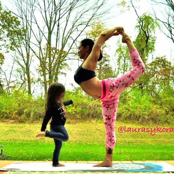 Analı kızlı yoga
