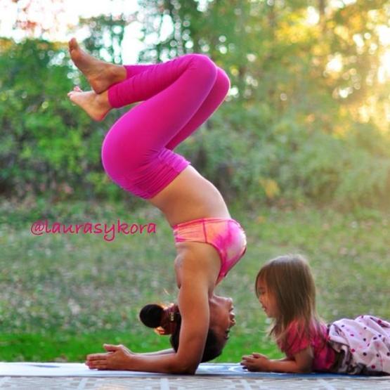 Analı kızlı yoga