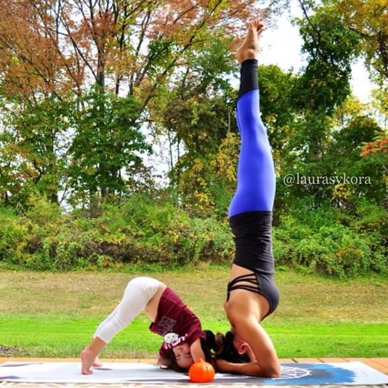Analı kızlı yoga