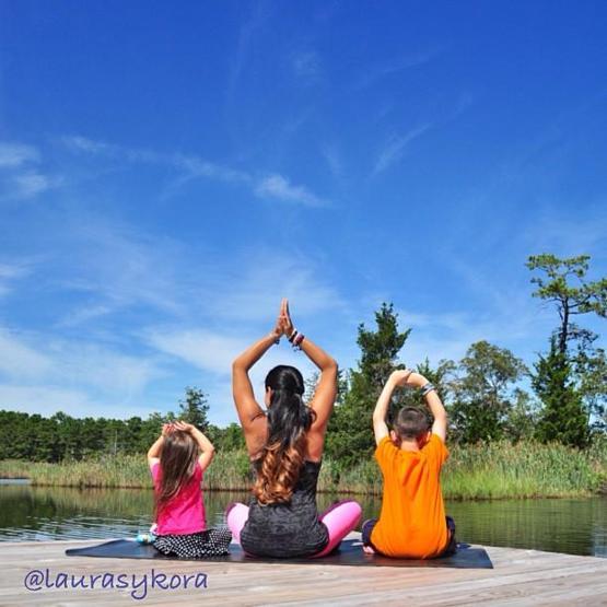 Analı kızlı yoga