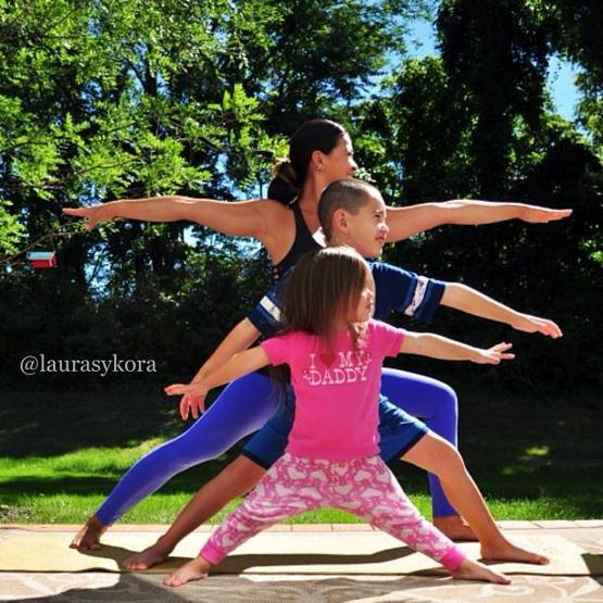 Analı kızlı yoga