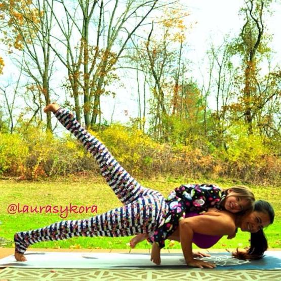 Analı kızlı yoga