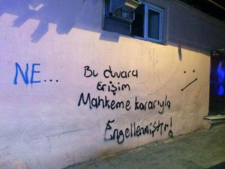 Twitterın yerini duvar yazıları aldı