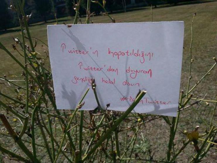 Twitterın yerini duvar yazıları aldı