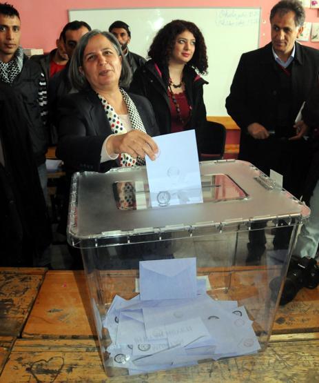 Liderler sandık başında