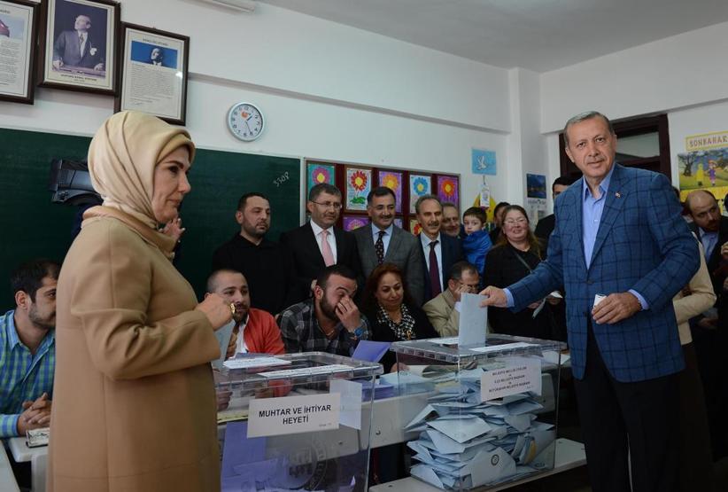 Liderler sandık başında