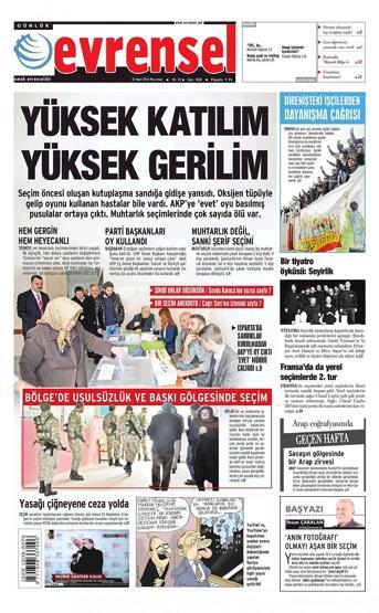 Seçim manşetleri