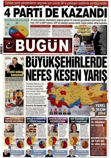 Seçim manşetleri