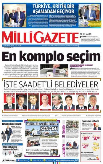 Seçim manşetleri