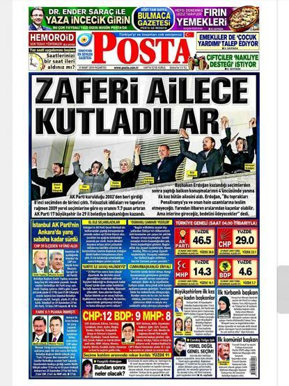 Seçim manşetleri
